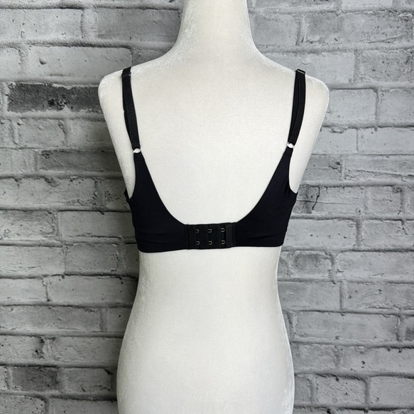 Aerie Sunnie Full Coverage Lightly Lined Black Bra - Picture 2 of 8